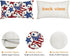 AACORS 4th of July Pillow Covers 12x20 Inch Stars Beads Decor Patriotic America USA Flag Holiday Pillow Case Independence Memorial Day Decorations...