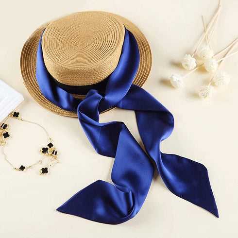 Stylish Soft Scarf Ribbon Scarf Long Skinny Satin Belt Sash Necktie Neck Scarf Choker for Women...