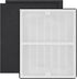 Replacement Filters A for Idylis Air Purifiers AC-2119, IAP-10-100, IAP-10-150, IAPC-40-140 and Filtrete FAP-C01-A, Part# IAF-H-100A (1 HEPA & 2 C...