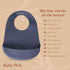 Silicone Bibs For Babies- BPA-Free Waterproof Bib With Pocket- Dishwasher Safe Feeding Bib With Food Catcher...