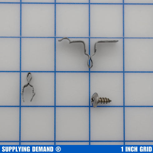 Supplying Demand 279570 14205029 Clothes Dryer Door Latch and Strike Universal Replacement Kit