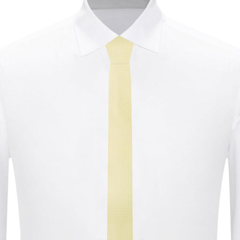 Jacob Alexander Men's Ultra Skinny Woven Subtle Mini Squares Neck Tie...