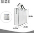 Clear Storage Bags with Zipper and Handles, Blanket Bags For Closet Storage, Moving and Packing Supplies for College, Underbed Storage Organizer f...