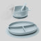 Suction Toddler Plates & Bowls Complete Set w/Spoon- BPA Free 100% Food Grade Silicone- Microwave & Dishwasher Safe Baby Suction Plate, Suction Bo...