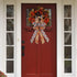 Large Fall Pumpkin Bow for Wreath, White Black Buffalo Plaid for Fall Thanksgiving Party Indoor Outdoor Door Wall Decoration Supplies...
