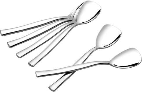 12 Pieces Stainless Steel Dessert Ice Cream Spoons, Shovel Ice Cream Spoon, 5.55 Inch...