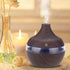 Wood Grain Humidifier LED Night Light Mist Maker Air Humidifier Essential Oil Diffuser Small Humidifiers for Bedroom Office Car Home 300ml...