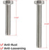 16PCS 304 Stainless Steel Post Attachment Kit,Sign Mounting Hardware,Sign Post Mounting Bolts and Nuts,Sign Post Mounting Hardware for U Channel P...