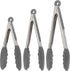 Kitchen Tongs for Cooking with Silicone Tips, Heat Resistant Tongs for Serving Food, 7-Inch, 9-Inch, 12-Inch Locking Silicone Tong, Set of 3 Salad...