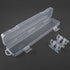 OriGlam Transparent Tableware Storage Case, Portable Flatware Utensil Box, Clear Cutlery Organziers Container for Spoon Fork Chopsticks for Travel...