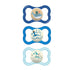 MAM Air Night & Day Baby Pacifier, for Sensitive Skin, Glows in The Dark, 3 Pack, 6-16 Months, Boy...