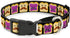 Buckle-Down Peanut Butter with Mustache & Jelly Martingale Dog Collar, 1" Wide-Fits 11-17" Neck-Medium...