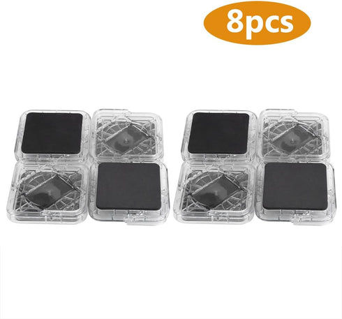 Estink Furniture Bed Risers, 8Pcs/Set Non?Slip Furniture Leg Pad Mat Furniture Pad Floor Protectors Stackable Furniture for Table Desk Bed Sofa Ch...