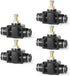 TAILONZ PNEUMATIC 4mm Tube OD Air Flow Control Valve with Push-to-Connect Fitting, in-Line Speed Controller Union Straight SCF-4 (Pack of 1)...