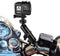 Camera Motorcycle Mount for Gopro Accessories,360 Rotation Metal Action Camera Clamp Holder with 1/4Thread for Moto Bike Bicycle Handlebar, for Go...