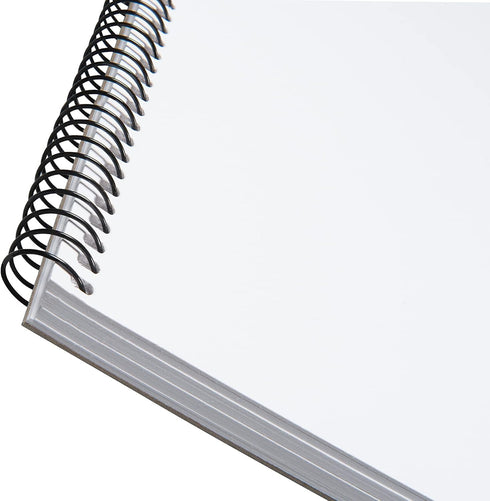 Bienfang Mixed Media Pad, 5.5x8.5 Inches, 40-Sheets Artist Paper, Spiral-Bound Sketchbook, 90lb,146gsm...