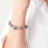Firefly Glass Bracelets Firefly Beads Bracelet Glow in The Dark for Women - Murano Glass Jewelry Luminous Beaded Bracelet Healing Crystal Mermaid ...