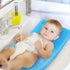 Baby Bath Cushion, Baby Bath Sponge for Bathing Infant Bath Mat Newborn Bath Baby Essentials - Excellent Foam Odor Free (Blue)...
