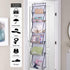 MISSLO 6 Clear Pockets Over Door Organizer for Handbags, Caps, Accessories (White)...