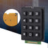 3x4 Mini Universal Keypad Module for Single Chip Microcontroller, 12 Keys Portable External Keypad, Numeric Keypad Module for Projector Controller...