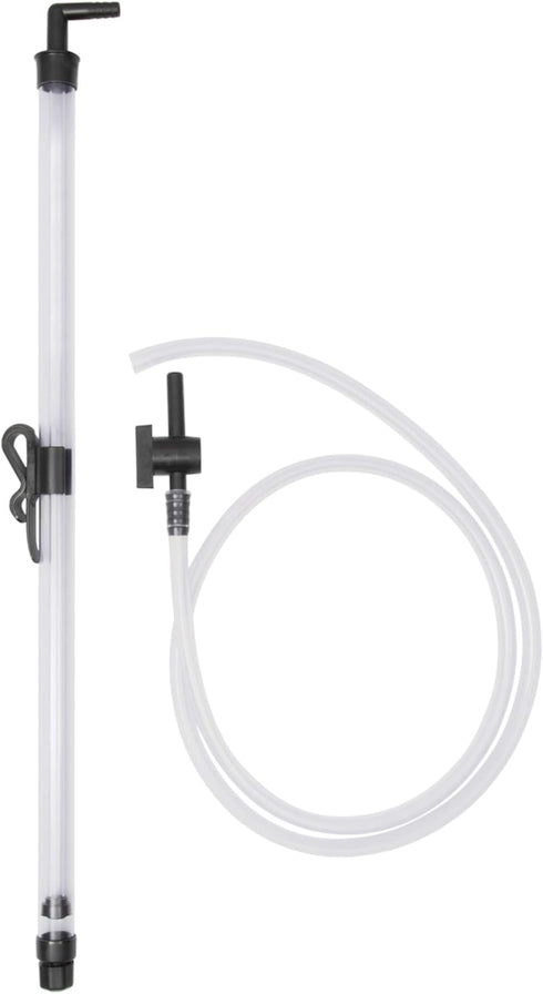North Mountain Supply Quick Start Automatic Siphon - 24 Inches, With Bucket Clip, Butterfly Valve & Hose...