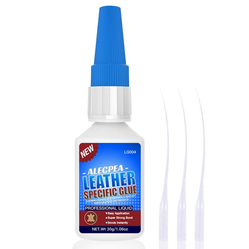 Leather Glue 30g - Strong, Permanent Fabric Adhesive for Repair & DIY | Clear Leather Adhesive for Shoes, Bags, Furniture...