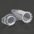 100 Pcs Centrifuge Tubes 1.5 ml Bottom Tip Clear Plastic Test Tube Vials Small Tubes with Caps Small Sample Bottle Vials Container with Cap for La...