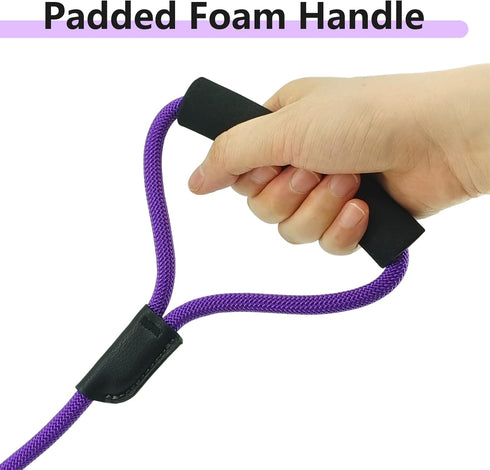 3Pcs Slip Lead Dog Leash, 5 FT Dog Training Leash with Standard Padded Handle, Strong Nylon Dog Slip Lead for Training Running and Walking...
