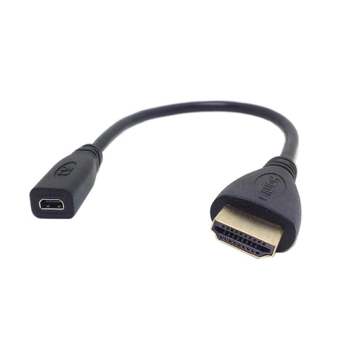 chenyang Micro HDMI to HDMI Adapter Cable for Tablet & Cell Phone 20cm...