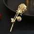 Elegant Rose Flower Brooch Pin for Women Girls Sparkling Rhinestone CZ Pearl Floral Lapel Pins Collar Corsages Scarf Clips Wedding Pin Brooches Ac...