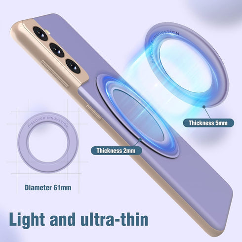 Nillkin Universal Magnet Sticker Stand for All Smartphones & iPhone Series, Strong Magnetic Stickers Compatible with MagSafe Accessories and Qi Wi...