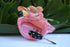 Blue Sky Dining Ceramic Miss Precious Flamingo 6.25'' x 6'' Dip Bowl and Spreader Set 616023...