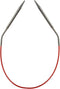 ChiaoGoo Red Circular 12 inch (30cm) Stainless Steel Knitting Needle Size US 5 (3.75mm) 6012-5...