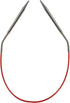 ChiaoGoo Red Circular 12 inch (30cm) Stainless Steel Knitting Needle Size US 5 (3.75mm) 6012-5...