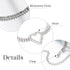 CLOACE Rhinestone Choker Necklaces Silver Heart Necklace Sparkly Tennis Chain Party Prom Neck Jewelry for Women...