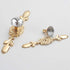 6-PCS Crystal Drawer Knobs Modern Glass Cabinet Knobs Diamond Drawer Handles Cupboard Pull Handles with Screws for Home for Kitchen for Office(Lar...
