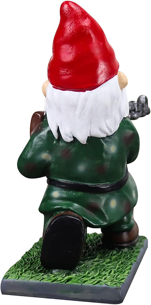 Military Gnomes Funny Army with Guns AK47 Garden Decor Outdoor Statue Figurines Lawn Yard Decoration Resin (B)...