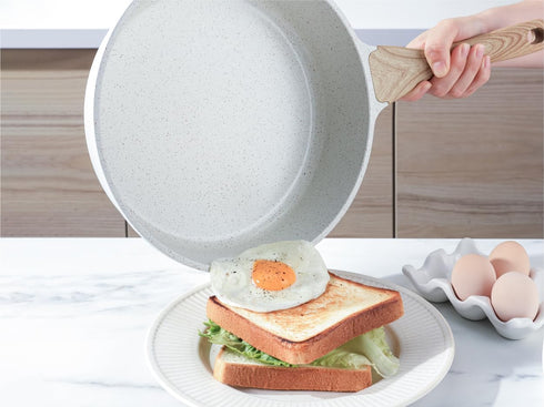 SENSARTE Frying Pan Bakelite Handle Accessories Repalcement Compatible for Sensarte White Ceramic Collection Pots and Pans...