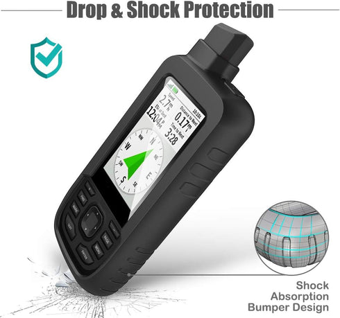 TUSITA Silicone Case Compatible with Garmin GPSMAP 66s 66st 66sr 67...
