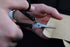 Munkees Mini Folding Scissors Keychain - Stainless Steel Portable & Foldable Travel Cutter Pocket Key Ring - Small Key Chain, Scissor Tool for Cra...