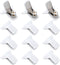 12pcs Duvet Clips for Comforter Inside, Strong Hold Blanket Quilt Fasteners Foam Metal Padded Duvet Cover Clips Prevent Shifting Bedding Accessori...