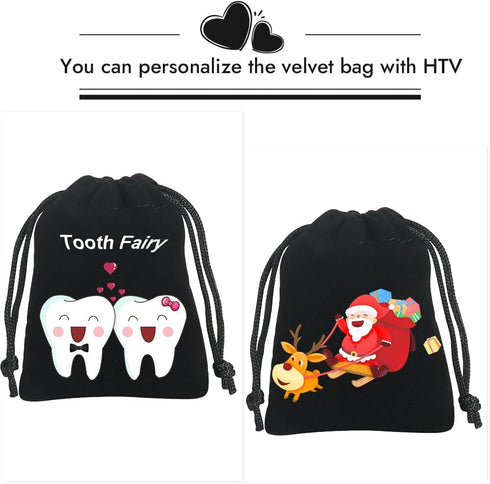 HRX Package Little Velvet Drawstring Pouches, 20pcs Black Velvet Cloth Bags for Jewelry Small Gift (3x4 inches)...