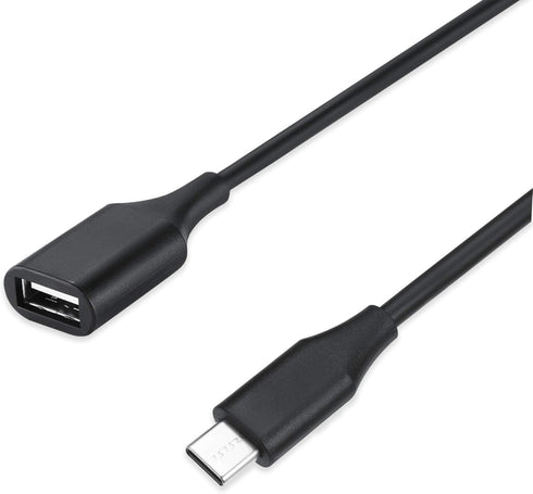 Perixx PERIPRO-403 USB Type-C Male to USB-A Female 1ft. Cable - USB2.0 Spec for Keyboard and Mouse Connection with Smartphone, Laptop, and Tablet ...