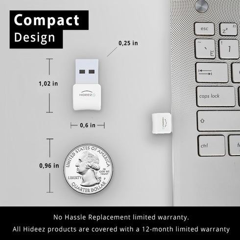 USB Bluetooth Adapter for PC, macOS, Linux, ChromeOS, Raspberry Pi – Low Energy, Long Range Bluetooth Adapter for Mouse, Keyboard, Headphones, Spe...