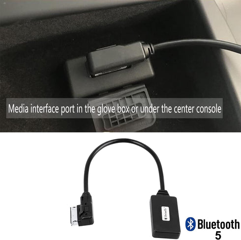 Bluetooth Car kit for Mercedes-Benz,Media Interface AUX Wireless Adator,Compatible with iPhone Android Smartphones,Works with Mercedes Equipped wi...