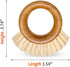 Full Circle The Ring Bamboo Vegetable and Fruit Cleaning Brush - A Versatile Scrubber for Food, Including Potatoes, Mushrooms, and Veggies with Re...