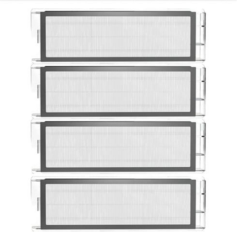 xcivi Replacement Parts Kit S6 HEPA Filters, Side Brushes and Rolling Brush Compatible with Xiaomi MiJia1 1S Roborock S6 S50 Max S51 S55 S5 E20 E2...