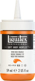 Liquitex Professional Soft Body Acrylic Paint, 59ml (2-oz) Bottle, Vivid Red Orange...