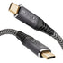 USB C to USB C Cable 10ft, Long USB C 3.2 Gen 2x2 Cable, USB C Monitor Cable 4K, 20Gbps Data Transfer 100W Fast Charging, Compatible with Oculus Q...