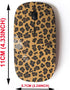 2.4G Wireless Mouse with Cute Pattern Design for All Laptops and Desktops with Nano Receiver - Animal Print Graphic...